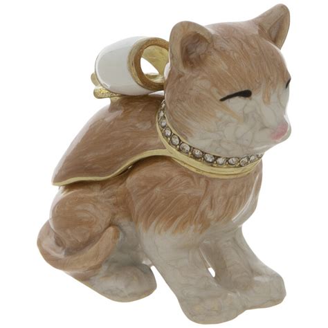 Elegant Cat Jewelry Box 